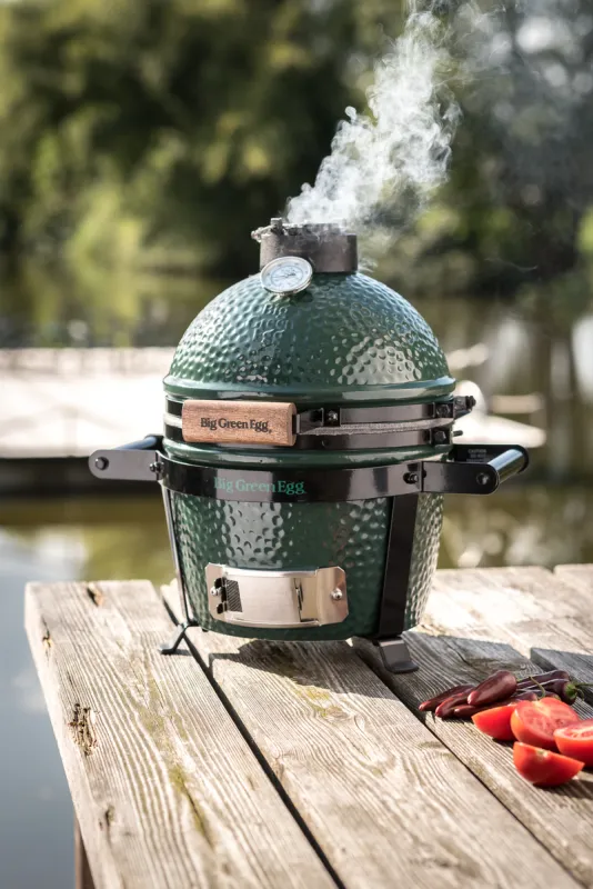big green egg mini od polgrill